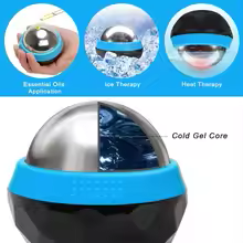 60MM Cryo Cold Roller Hot & Cold Compress Massage Roller Ball Body Therapy Foot Back Waist Hip Relaxer Ice Therapy Massager Tool