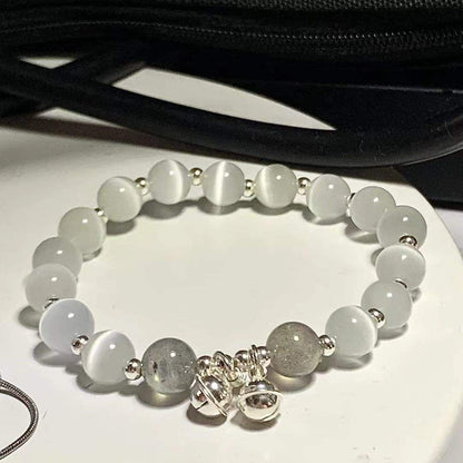 Trendy Best Gift Opal Bracelet Blue Moonlight Bead Hand String Rope Niche Design Student Lucky Bracelet for Women Girls