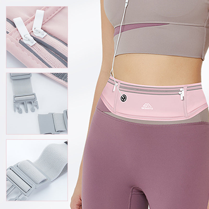 Ultra-Light Exercise Waist Pack with 4 Pockets